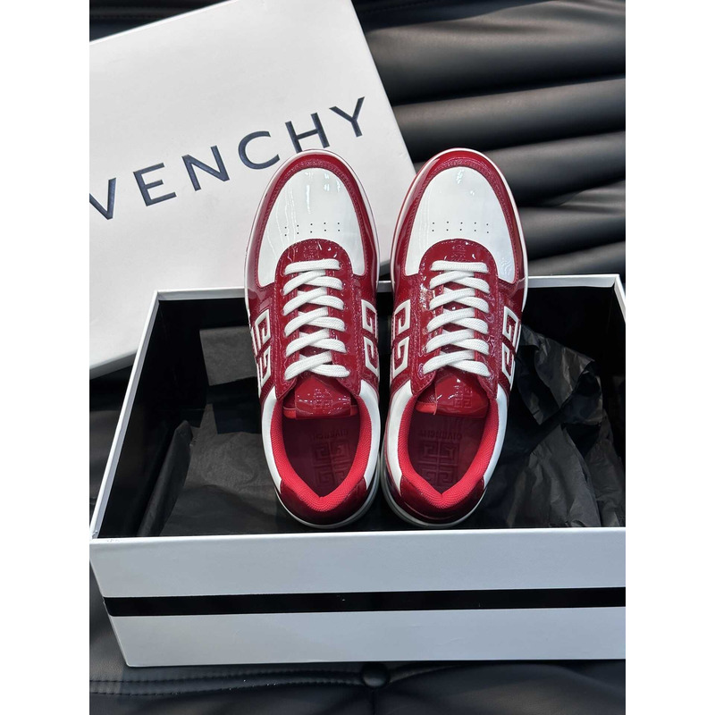 Givenchy G4 Low Top Sneakers Red