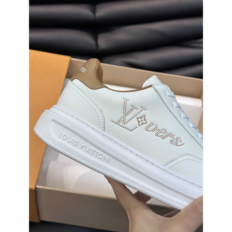 l**is V*t*n trainer sneaker with logo white