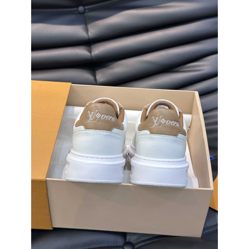 l**is V*t*n trainer sneaker with logo white