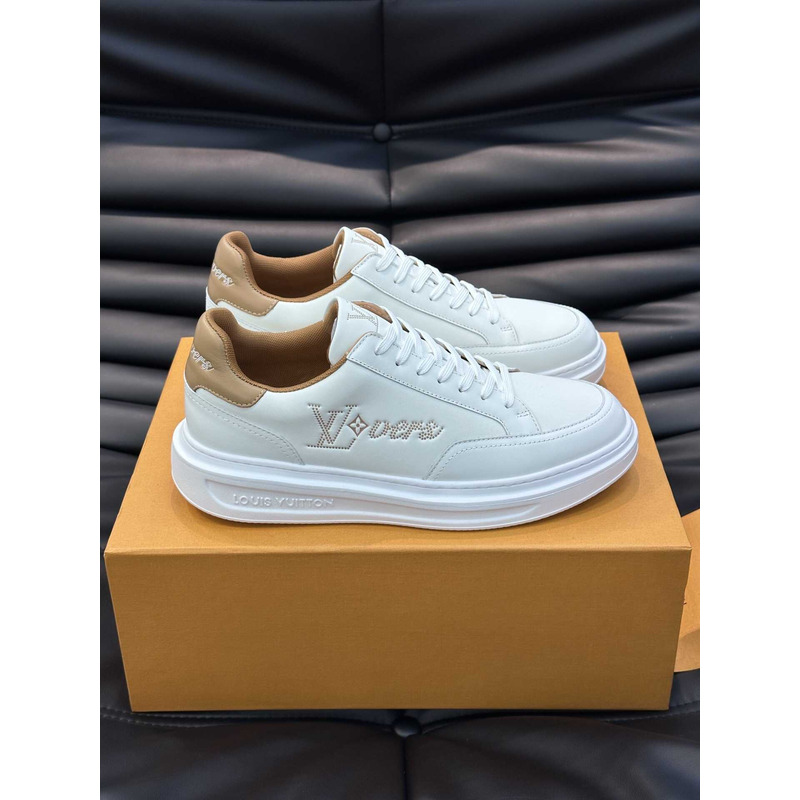 l**is V*t*n trainer sneaker with logo white