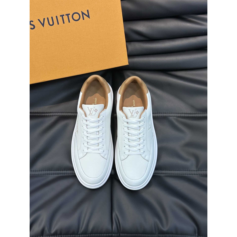 l**is V*t*n trainer sneaker with logo white