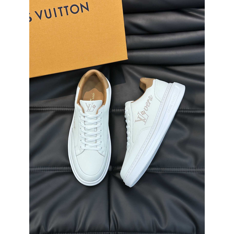 l**is V*t*n trainer sneaker with logo white