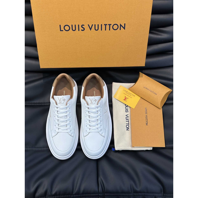 l**is V*t*n trainer sneaker with logo white