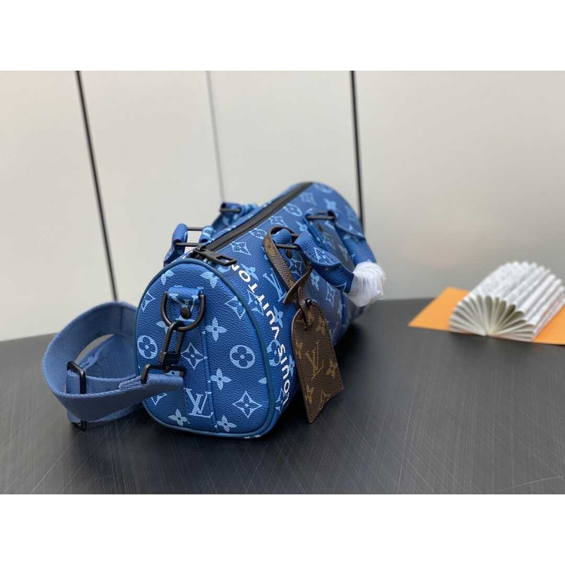 l**is V*t*n keepall 25 bag monogram blue