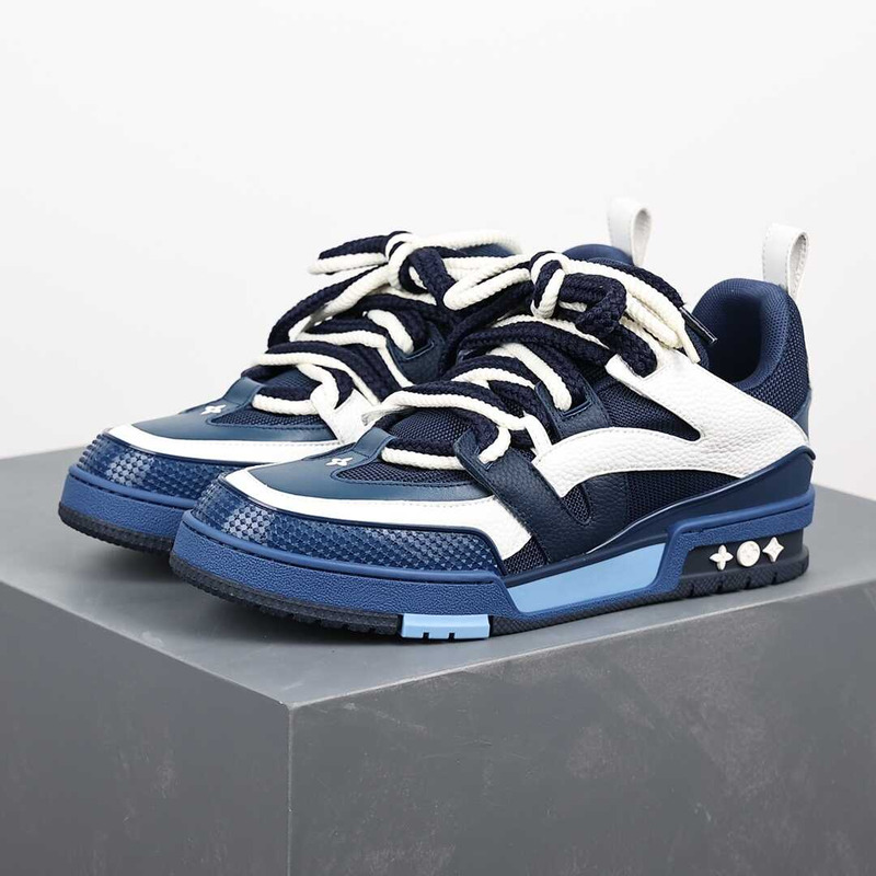 l**is V*t*n skate sneaker navy blue