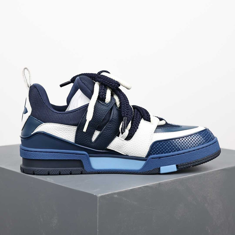 l**is V*t*n skate sneaker navy blue