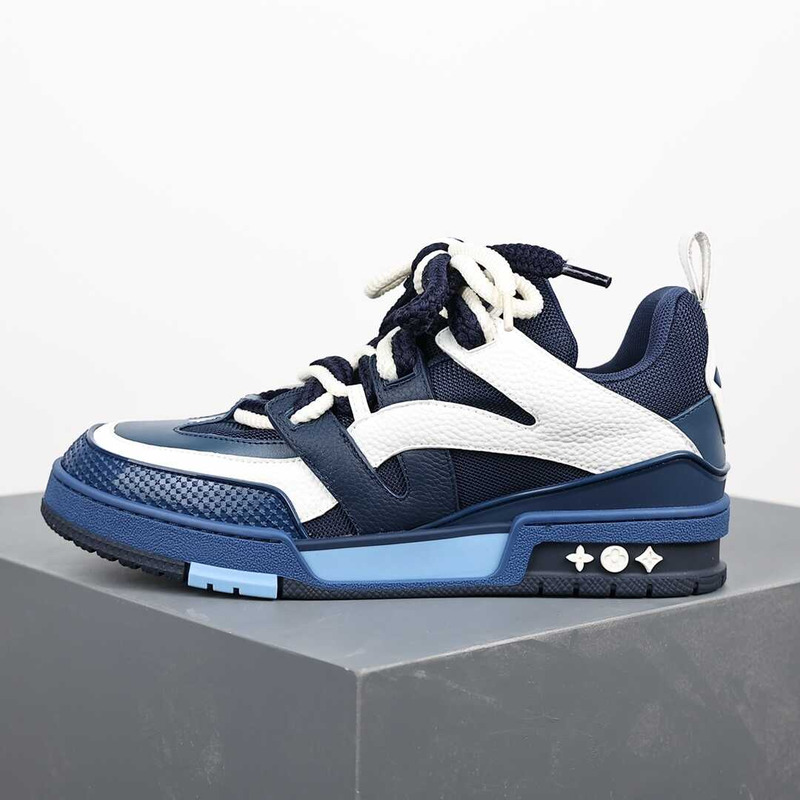 l**is V*t*n skate sneaker navy blue