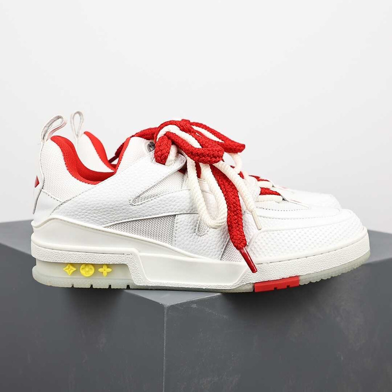 l**is V*t*n skate sneaker white and red