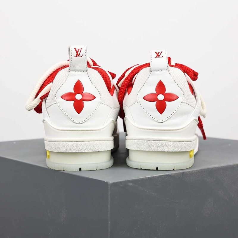 l**is V*t*n skate sneaker white and red