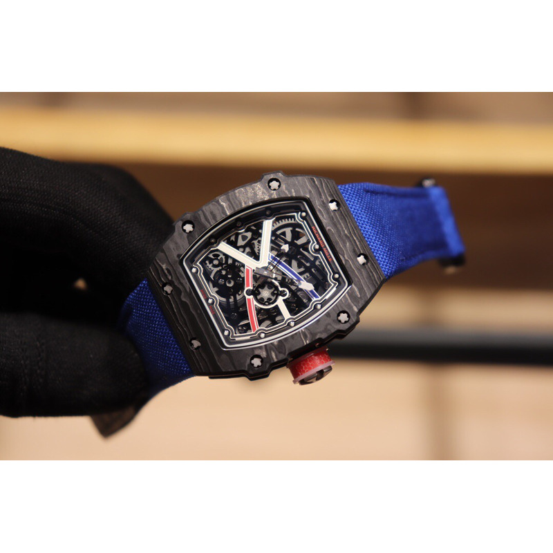 Richard Mille 67-02 Watch Black And Blue