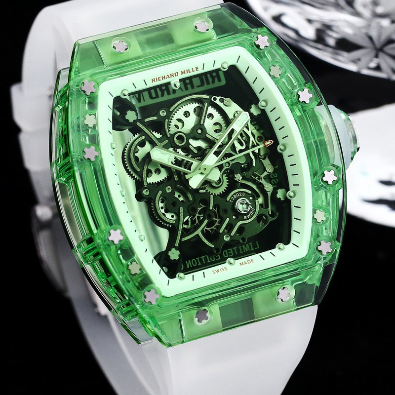 Richard Mille RM055 Watch White And Green