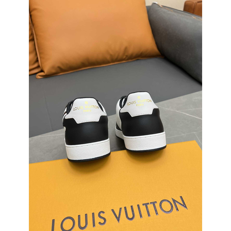 l**is V*t*n rivoli sneakers calfskin white and black