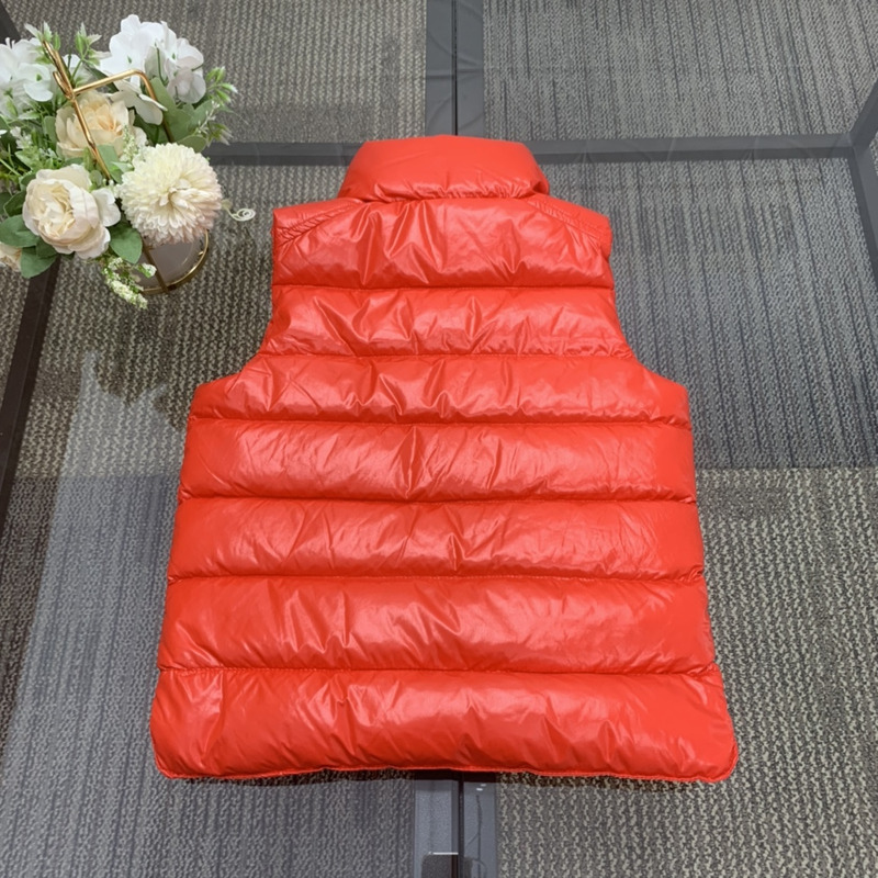 Moncler Kids Bormes Down Vest  Red