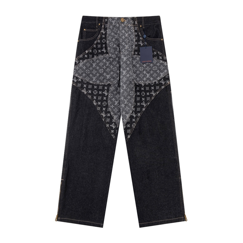 l**is V*t*n monogram pants black