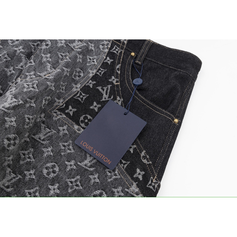 l**is V*t*n monogram pants black