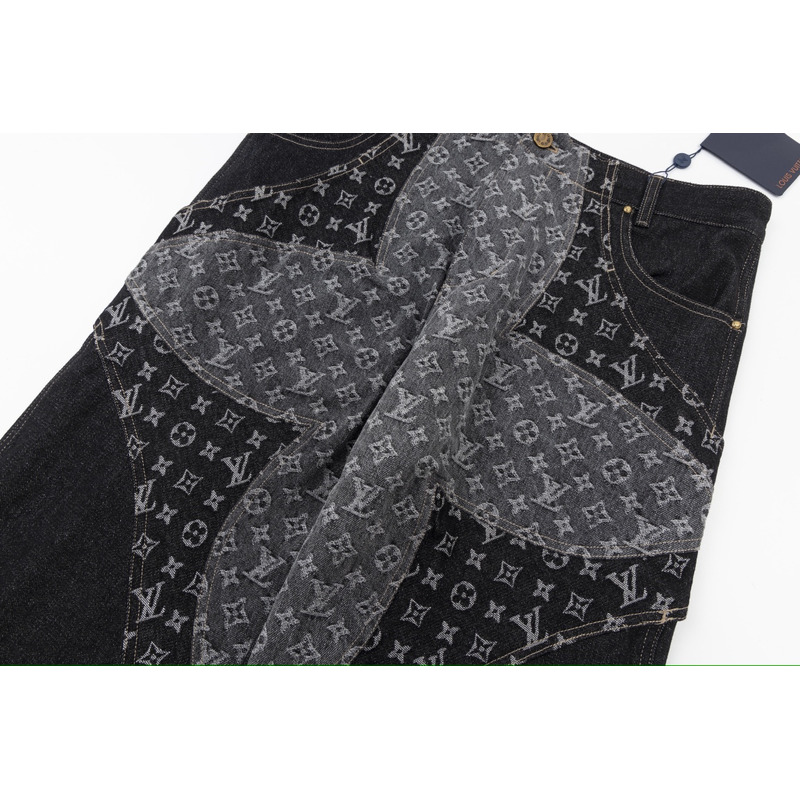 l**is V*t*n monogram pants black