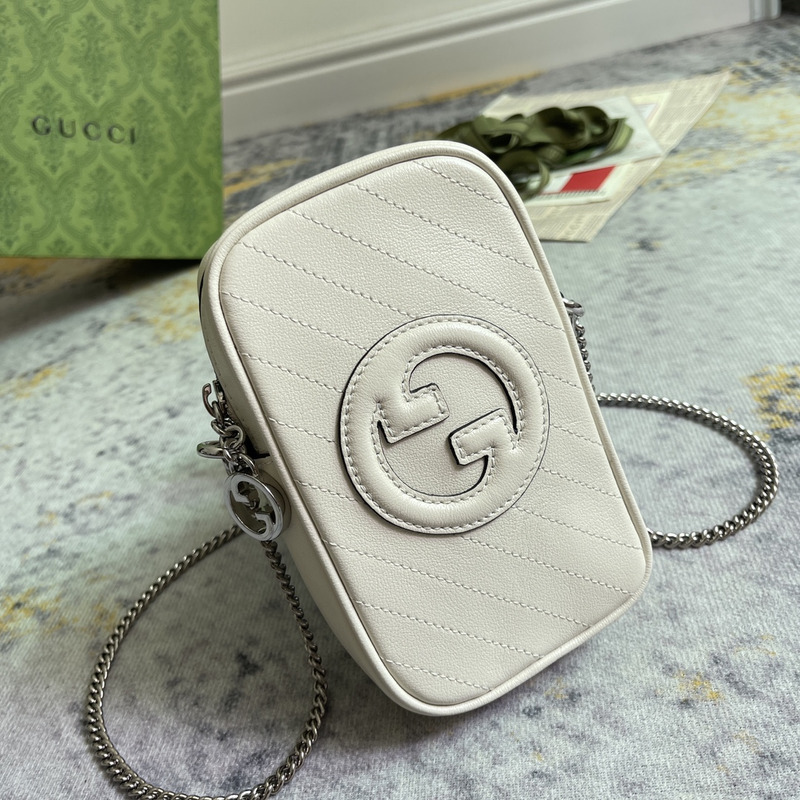 G*u*i blondie mini bag white