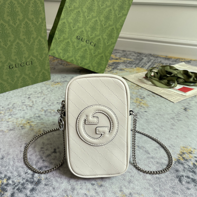 G*u*i blondie mini bag white