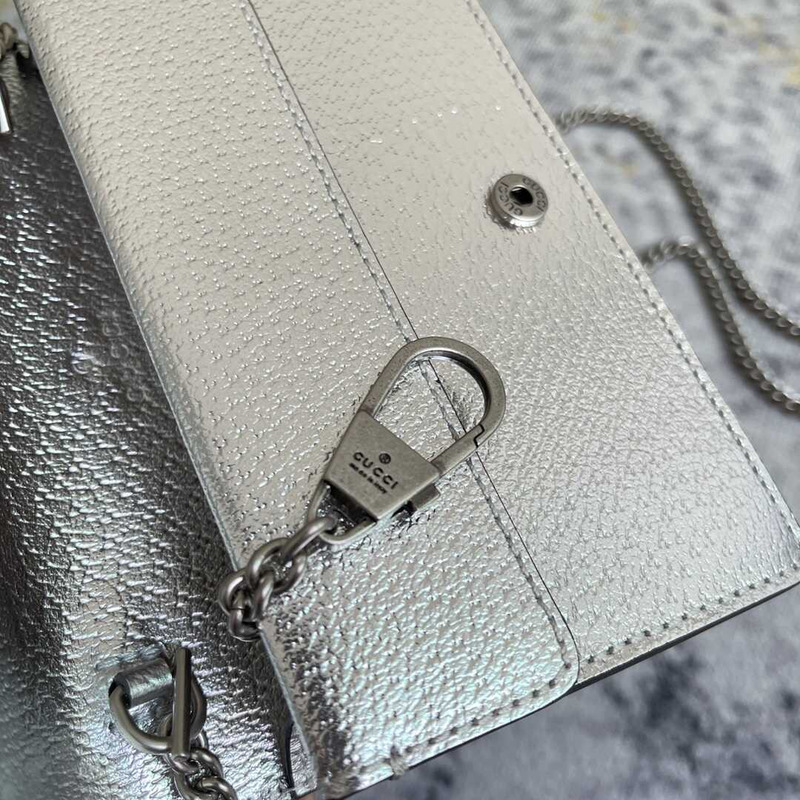 G*u*i dionysus gg super mini bag silver