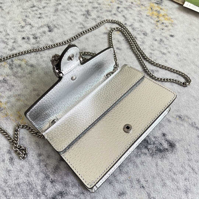 G*u*i dionysus gg super mini bag silver