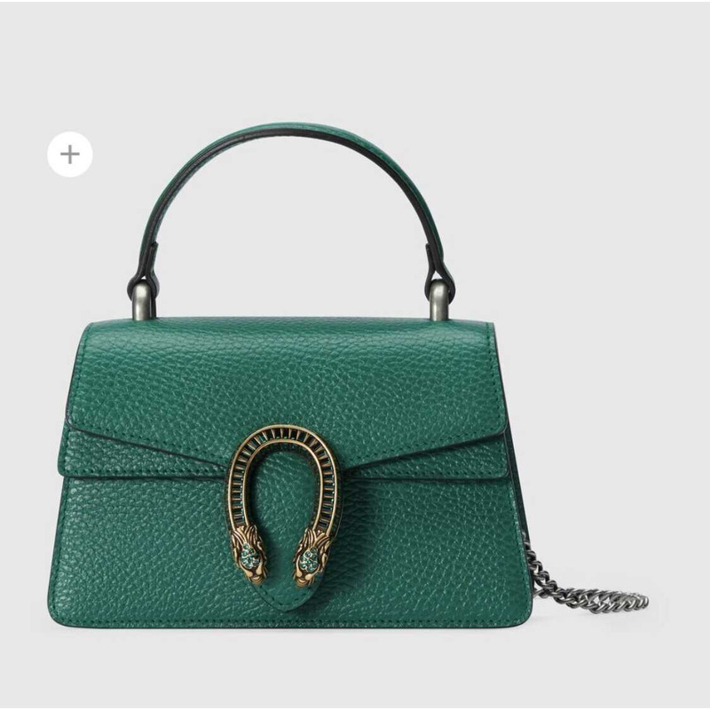 G*u*i women super mini leather shoulder bag green