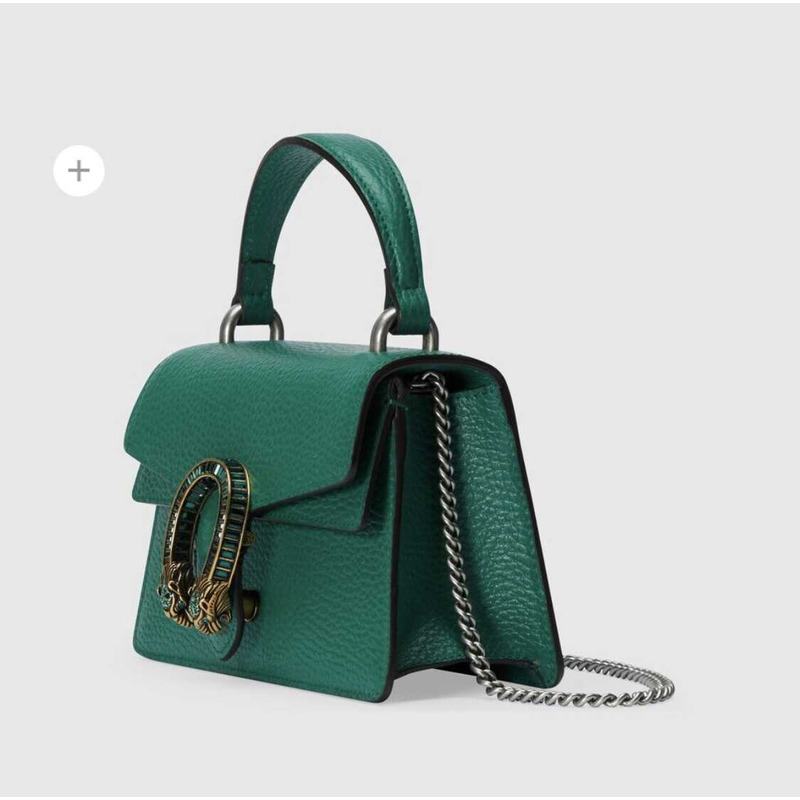 G*u*i women super mini leather shoulder bag green