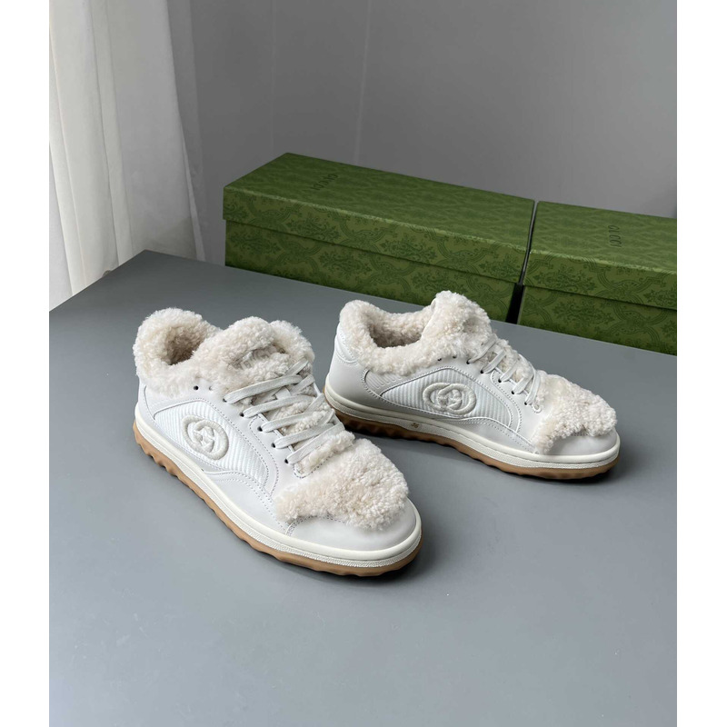 G*u*i mac80 merino wool sneakers off white