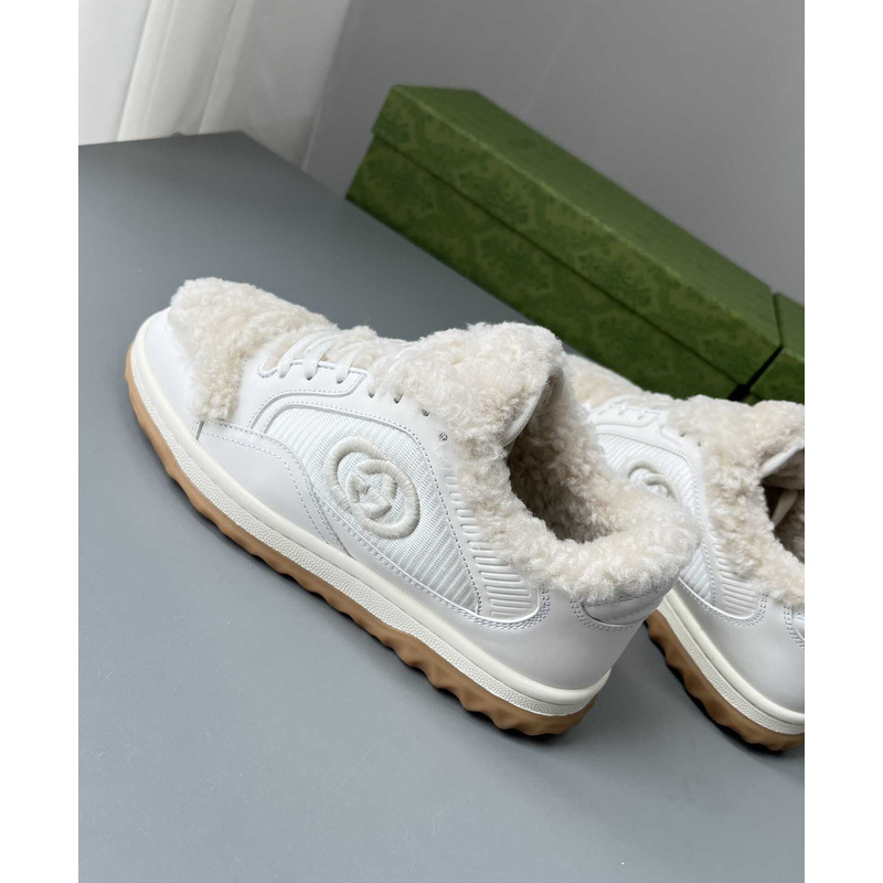 G*u*i mac80 merino wool sneakers off white