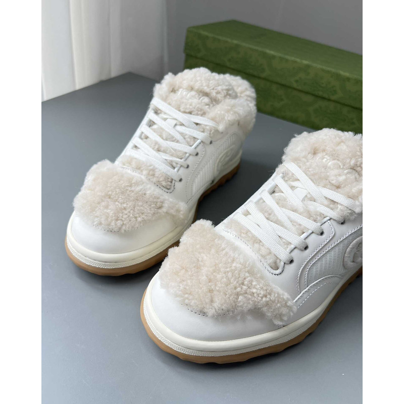 G*u*i mac80 merino wool sneakers off white