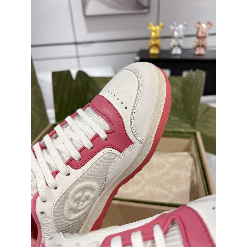 G*u*i G*u*i mac80 sneakers off white and pink