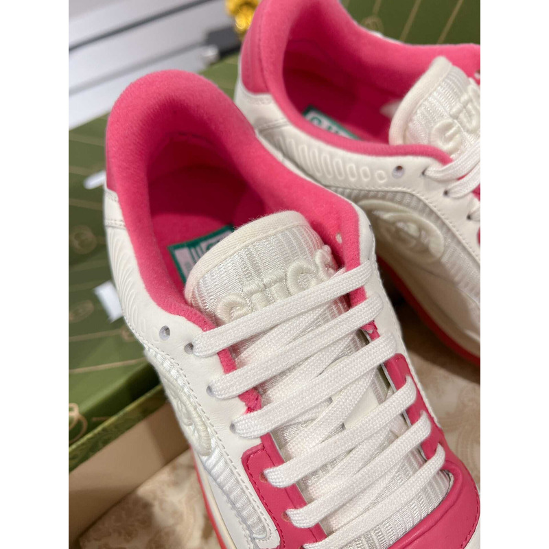 G*u*i G*u*i mac80 sneakers off white and pink