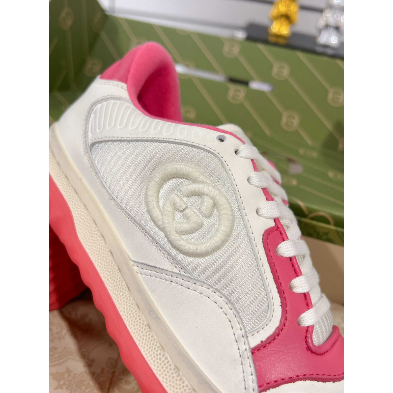 G*u*i G*u*i mac80 sneakers off white and pink