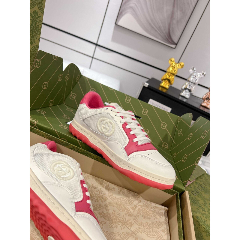 G*u*i G*u*i mac80 sneakers off white and pink