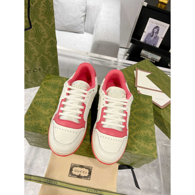 G*u*i G*u*i mac80 sneakers off white and pink