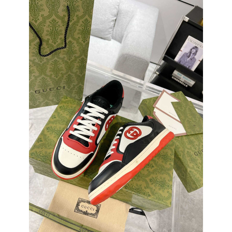 G*u*i mac80 sneakers off white black and red