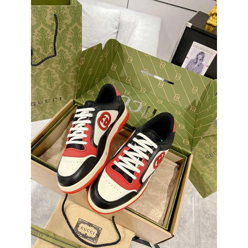 G*u*i mac80 sneakers off white black and red