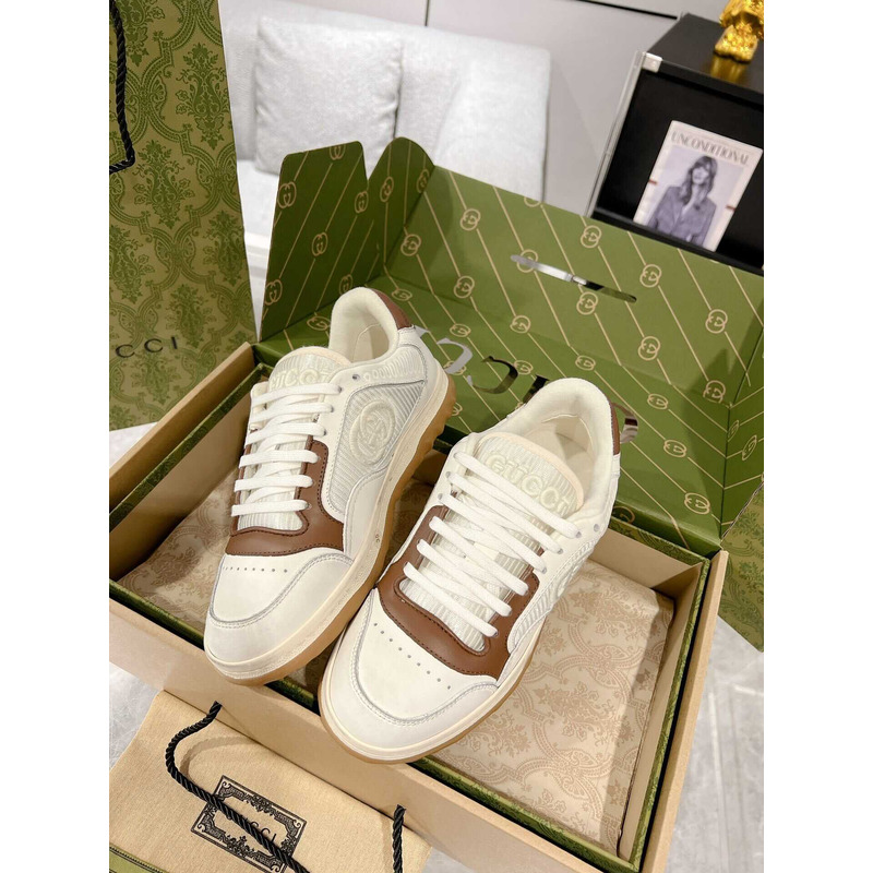 G*u*i mac80 sneakers off white and brown