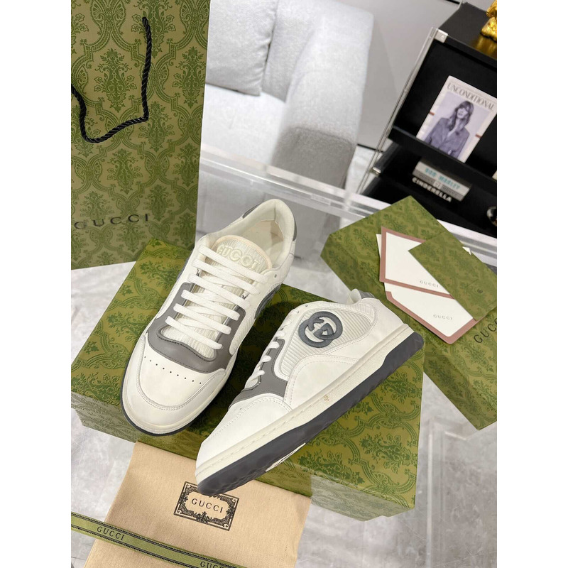 G*u*i mac80 sneakers off white and grey