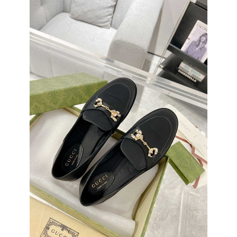 G*u*i jordaan loafers suede black