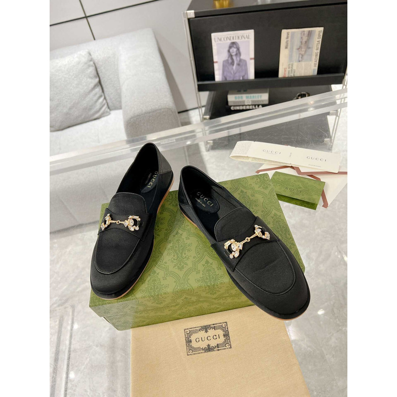 G*u*i jordaan loafers suede black