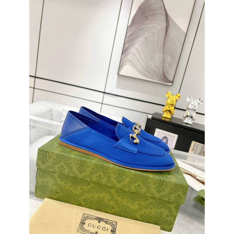 G*u*i jordaan loafers suede blue