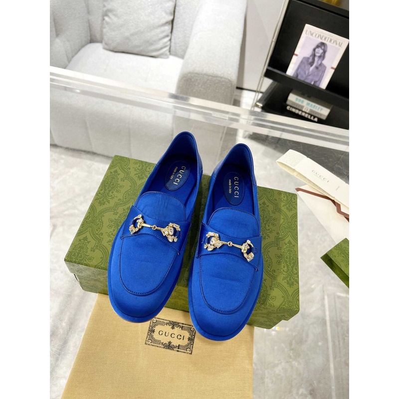 G*u*i jordaan loafers suede blue