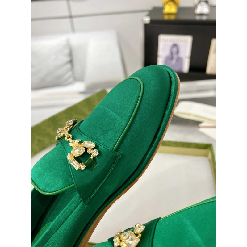 G*u*i jordaan loafers suede green