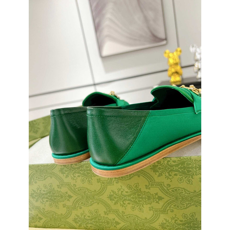 G*u*i jordaan loafers suede green