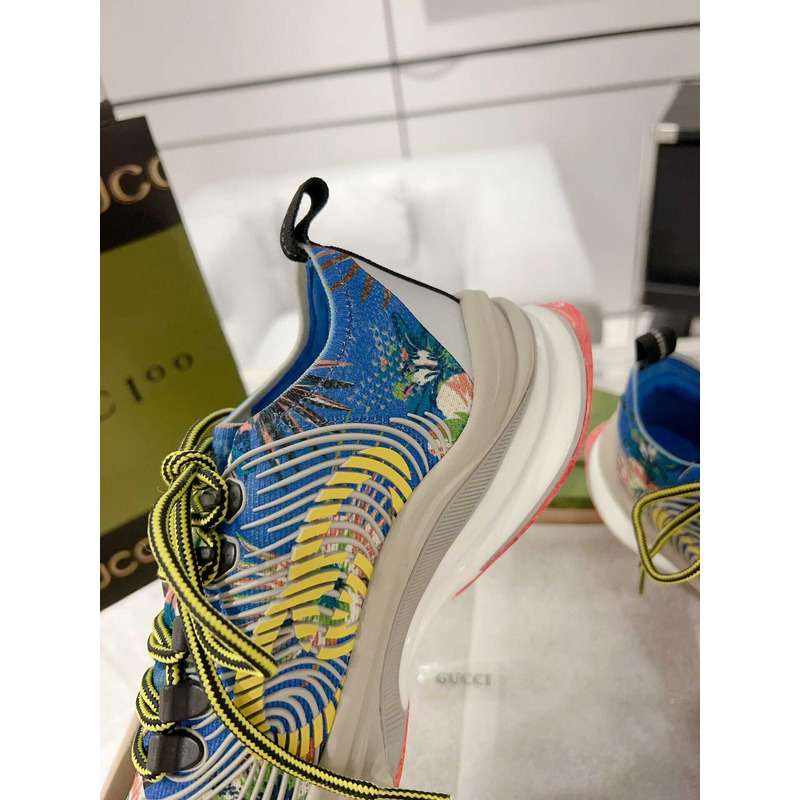 G*u*i run floral print sneakers multi