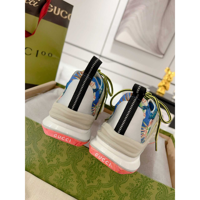 G*u*i run floral print sneakers multi