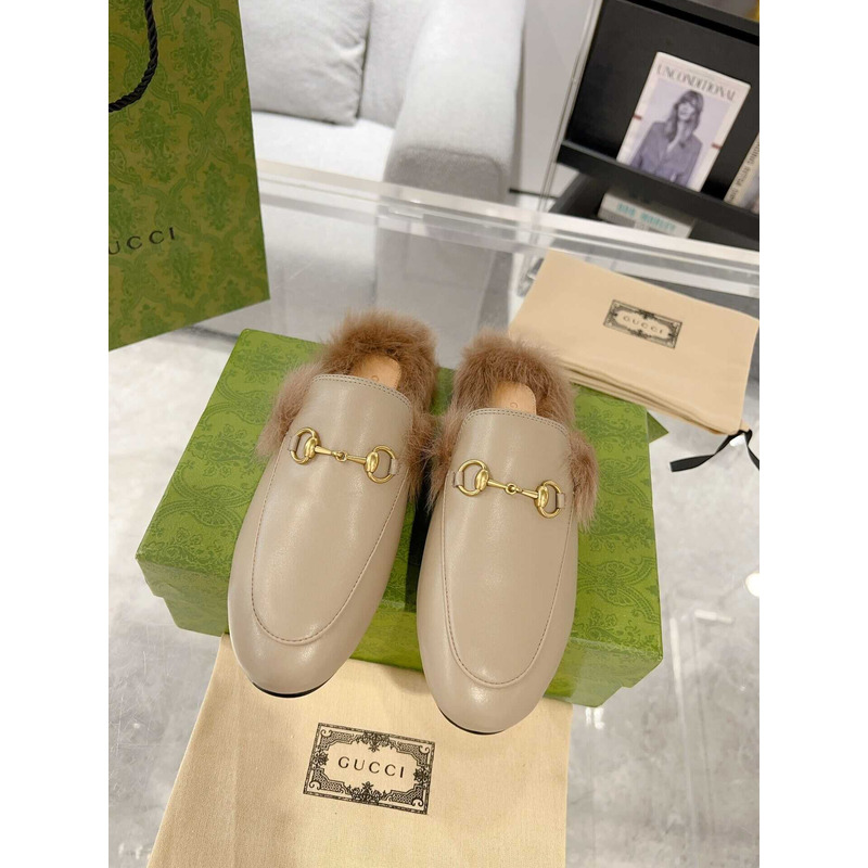 G*u*i 2015 re-edtion women\''s princetown slippers brown