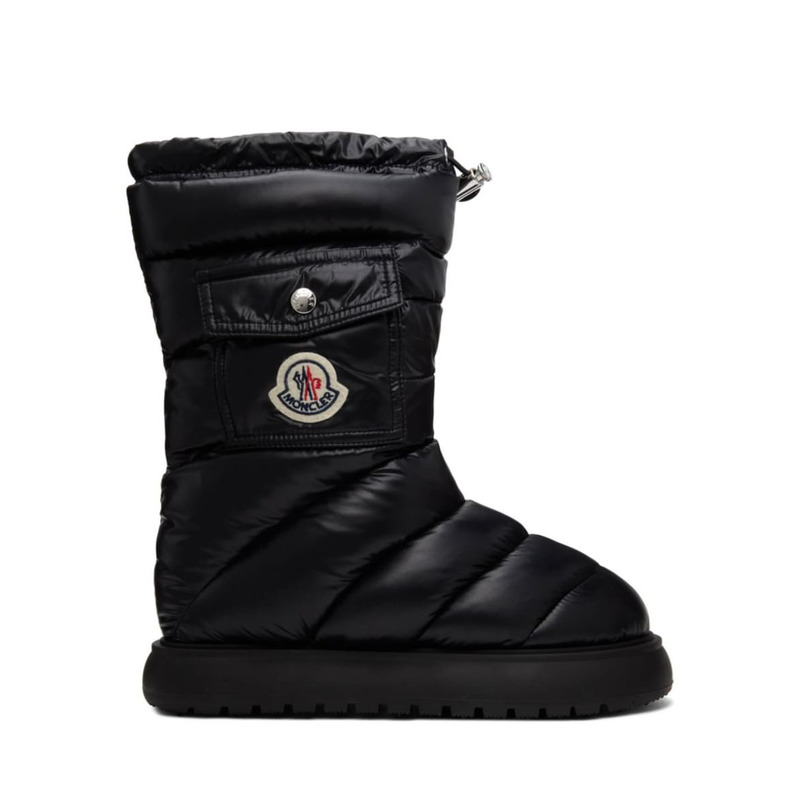 Moncler Gaia Mid Calf Boots Black