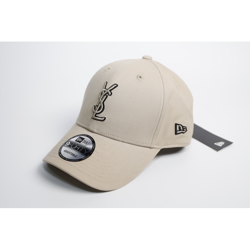 Saint Laurent Rive Droite New Era Ysl Cap White