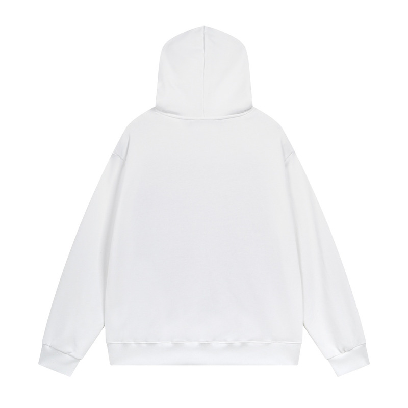 G*u*i 1921 print cotton hoodie white